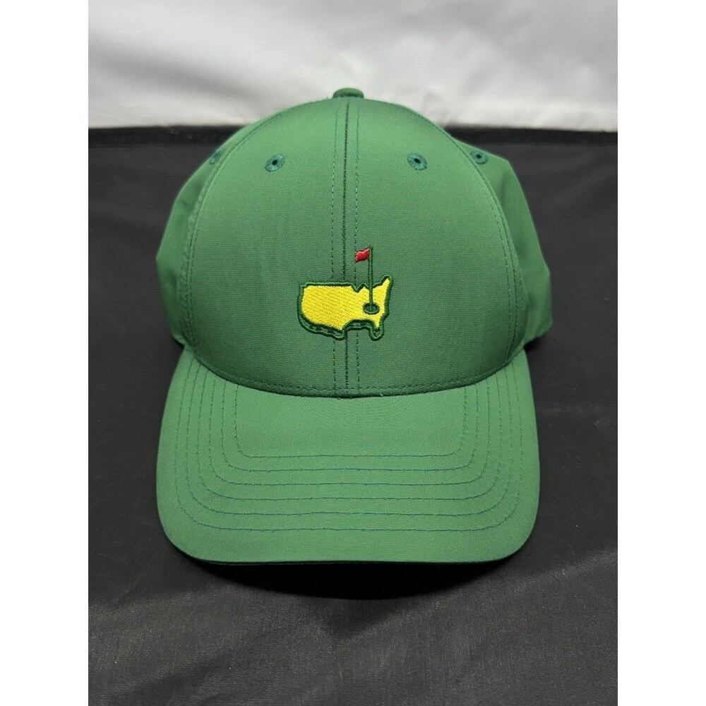 The Masters Performance Hat Green Gray Strapback Golf American Needle Club Mens